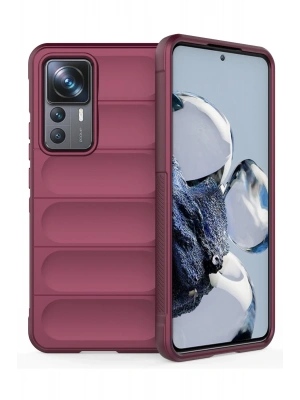 Newface Xiaomi Mi 12T Pro Kılıf Optimum Silikon - Bordo