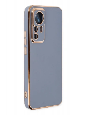 Newface Xiaomi Mi 12T Pro Kılıf Volet Silikon - Mavi