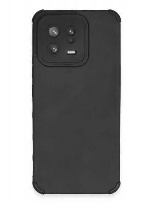 Newface Xiaomi Mi 13 Kılıf Loop Deri Silikon - Siyah