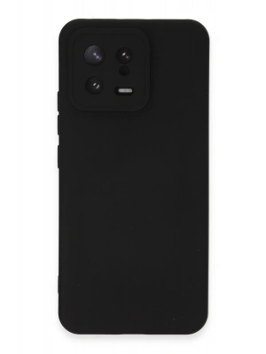 Newface Xiaomi Mi 13 Kılıf Nano içi Kadife Silikon - Siyah