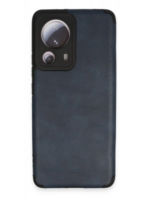 Newface Xiaomi Mi 13 Lite Kılıf Loop Deri Silikon - Lacivert