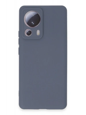 Newface Xiaomi Mi 13 Lite Kılıf Nano içi Kadife Silikon - Gri