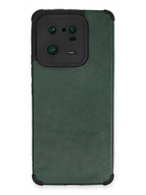Newface Xiaomi Mi 13 Pro Kılıf Loop Deri Silikon - Yeşil