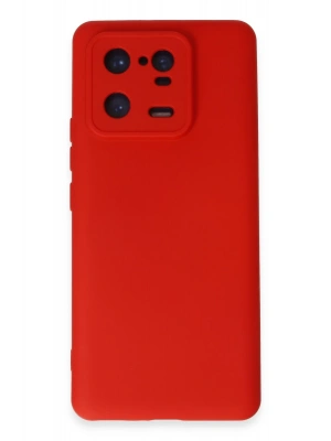 Newface Xiaomi Mi 13 Pro Kılıf Nano içi Kadife Silikon - Kırmızı