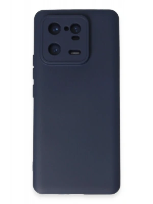 Newface Xiaomi Mi 13 Pro Kılıf Nano içi Kadife Silikon - Lacivert