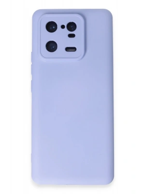 Newface Xiaomi Mi 13 Pro Kılıf Nano içi Kadife Silikon - Lila