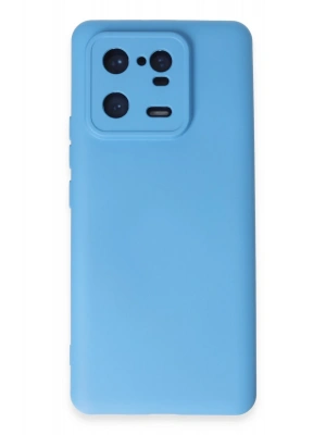 Newface Xiaomi Mi 13 Pro Kılıf Nano içi Kadife Silikon - Mavi