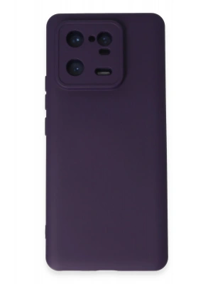 Newface Xiaomi Mi 13 Pro Kılıf Nano içi Kadife Silikon - Mor