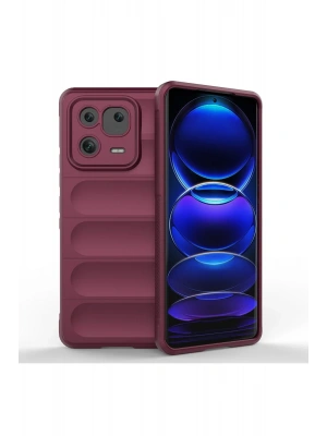 Newface Xiaomi Mi 13 Pro Kılıf Optimum Silikon - Bordo