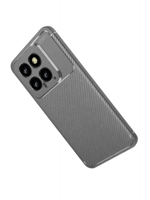 Newface Xiaomi Mi 14T Kılıf Auto Focus Karbon Kapak - Gri