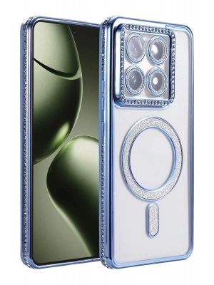 Newface Xiaomi Mi 14T Pro Joke Simli Magneticsafe Kılıf - Mavi