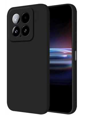 Newface Xiaomi Mi 14T Pro Kılıf Nano içi Kadife Silikon - Siyah