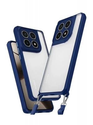 Newface Xiaomi Mi 14T Pro Kılıf Penta Silikon Kılıf - Lacivert