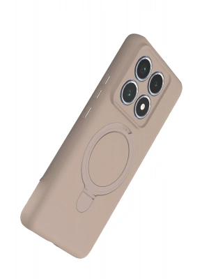 Newface Xiaomi Mi 14T Pro Regal Magsafe Standlı Kapak - Çöl Titanyum