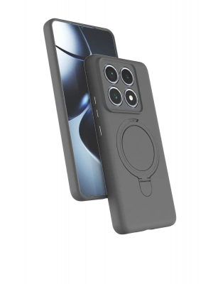 Newface Xiaomi Mi 14T Pro Regal Magsafe Standlı Kapak - Titan Gri