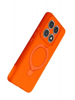 Newface Xiaomi Mi 14T Pro Regal Magsafe Standlı Kapak - Turuncu