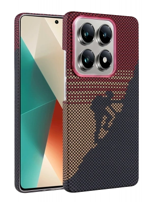 Newface Xiaomi Mi 14T Pro Vega Magsafe Kapak - Kırmızı