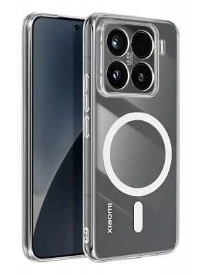 Newface Xiaomi Mi 15 Combo Sert Şeffaf Magsafe Kapak - Şeffaf