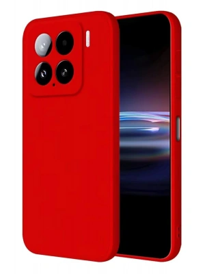 Newface Xiaomi Mi 15 Kılıf Nano içi Kadife Silikon - Kırmızı