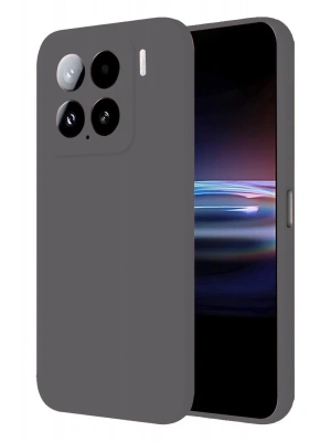 Newface Xiaomi Mi 15 Pro Kılıf Nano içi Kadife Silikon - Gri