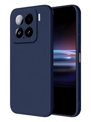 Newface Xiaomi Mi 15 Pro Kılıf Nano içi Kadife Silikon - Lacivert