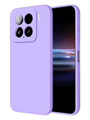 Newface Xiaomi Mi 15 Pro Kılıf Nano içi Kadife Silikon - Lila