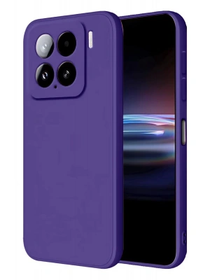 Newface Xiaomi Mi 15 Pro Kılıf Nano içi Kadife Silikon - Mor