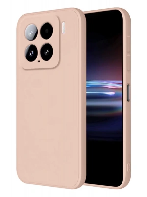 Newface Xiaomi Mi 15 Pro Kılıf Nano içi Kadife Silikon - Pudra