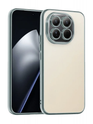 Newface Xiaomi Mi 15 Razer Lensli Silikon - Gümüş