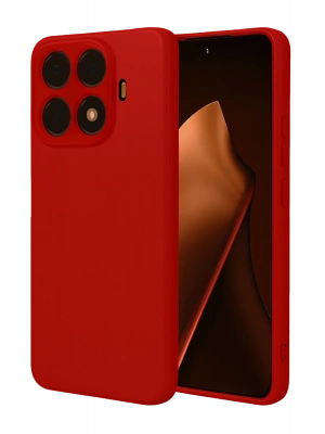 Newface Xiaomi Mi 15T Pro Nano içi Kadife Silikon - Kırmızı