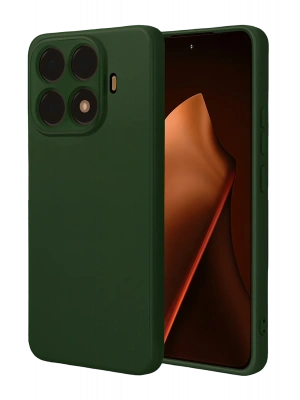 Newface Xiaomi Mi 15T Pro Nano içi Kadife Silikon - Koyu Yeşil