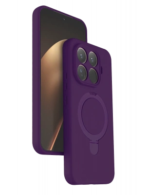 Newface Xiaomi Mi 15T Pro Regal Magsafe Standlı Kapak - Derin Mor