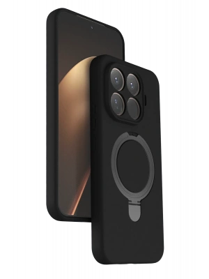 Newface Xiaomi Mi 15T Pro Regal Magsafe Standlı Kapak - Siyah