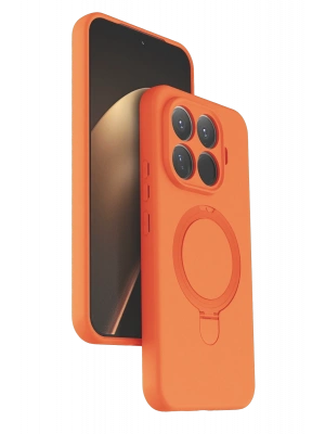 Newface Xiaomi Mi 15T Pro Regal Magsafe Standlı Kapak - Turuncu