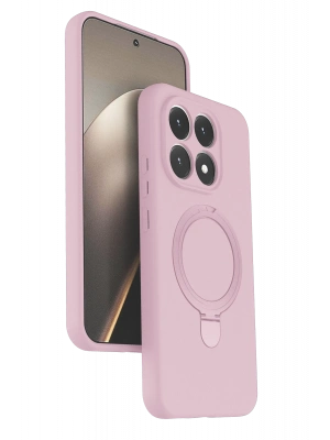 Newface Xiaomi Mi 15T Regal Magsafe Standlı Kapak - Açık Pembe