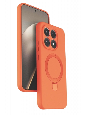 Newface Xiaomi Mi 15T Regal Magsafe Standlı Kapak - Turuncu