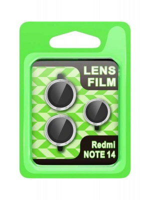 Newface Xiaomi Note 14 5G Raze Metal Kamera Lens - Gümüş