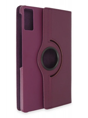 Newface Xiaomi Pad 6 Kılıf 360 Tablet Deri Kılıf - Mürdüm