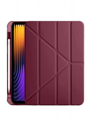 Newface Xiaomi Pad 7 Pro Kılıf Kalemlikli Mars Tablet Kılıfı - Mürdüm