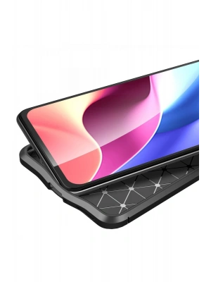Newface Xiaomi Poco F3 Kılıf Auto Focus Kapak - Kırmızı