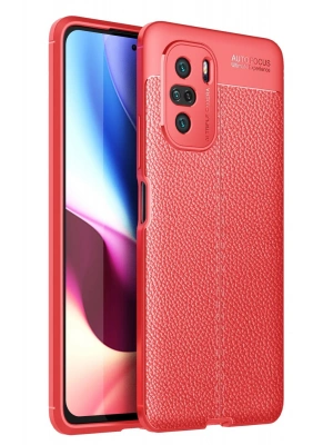 Newface Xiaomi Poco F3 Kılıf Auto Focus Kapak - Kırmızı