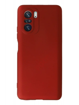 Newface Xiaomi Poco F3 Kılıf First Silikon - Kırmızı