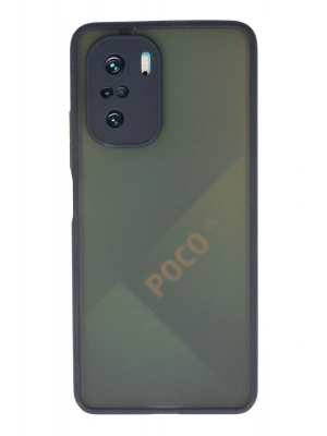 Newface Xiaomi Poco F3 Kılıf Montreal Silikon Kapak - Lacivert