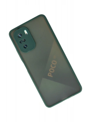 Newface Xiaomi Poco F3 Kılıf Montreal Silikon Kapak - Yeşil