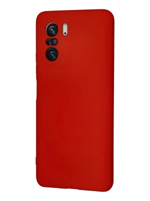 Newface Xiaomi Poco F3 Kılıf Nano içi Kadife Silikon - Kırmızı