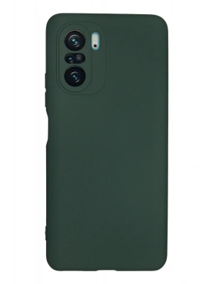 Newface Xiaomi Poco F3 Kılıf Nano içi Kadife Silikon - Koyu Yeşil