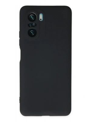 Newface Xiaomi Poco F3 Kılıf Nano içi Kadife Silikon - Lacivert