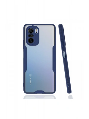 Newface Xiaomi Poco F3 Kılıf Platin Silikon - Lacivert