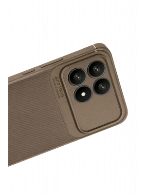 Newface Xiaomi Poco F8 Pro Auto Focus Karbon Kapak - Kahverengi