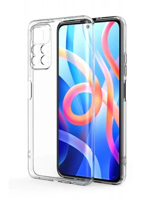 Newface Xiaomi Poco M4 Pro 4G Kılıf Lüx Şeffaf Silikon